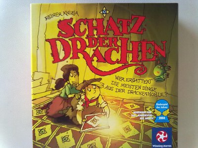 All details for the board game Schatz der Drachen and similar games