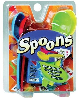 All details for the board game Spoons and similar games