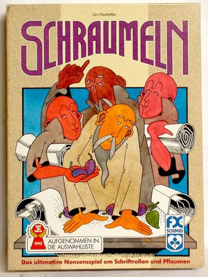 All details for the board game Schraumen and similar games