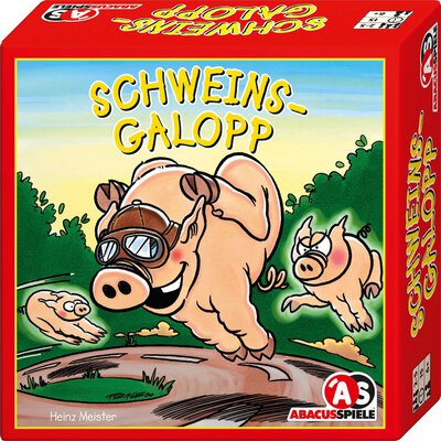 All details for the board game Galloping Pigs and similar games