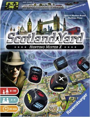 All details for the board game Scotland Yard: Hunting Mister X and similar games