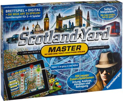 All details for the board game Scotland Yard Master and similar games