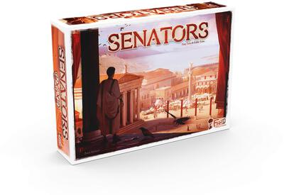 All details for the board game Senators and similar games