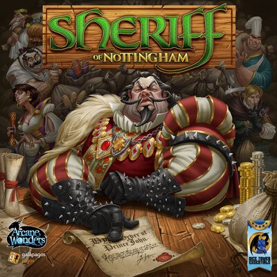 All details for the board game Sheriff of Nottingham and similar games