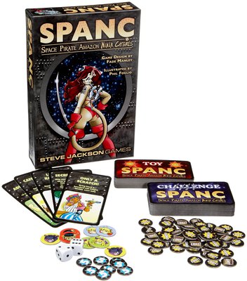 All details for the board game SPANC: Space Pirate Amazon Ninja Catgirls and similar games