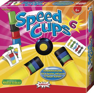 All details for the board game Speed Cups⁶ and similar games