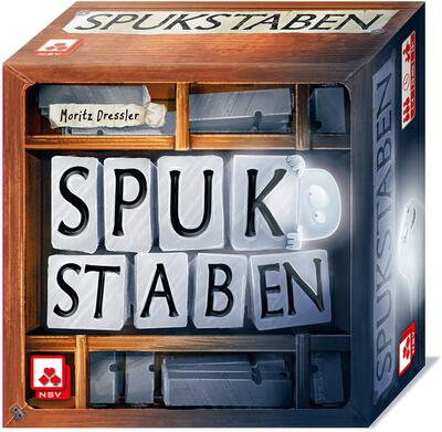 All details for the board game Spukstaben and similar games