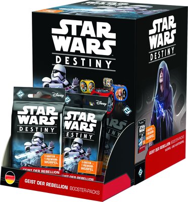 All details for the board game Star Wars: Destiny – Spirit of Rebellion Booster Pack and similar games