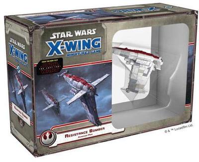 Order Star Wars: X-Wing Miniatures Game – Resistance Bomber Expansion Pack at Amazon