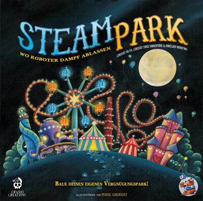 All details for the board game Steam Park and similar games