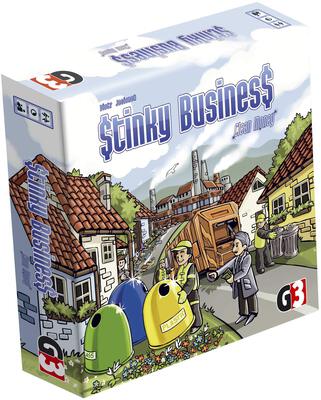 All details for the board game Stinky Business and similar games
