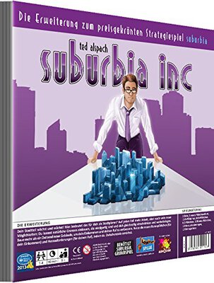 All details for the board game Suburbia Inc and similar games