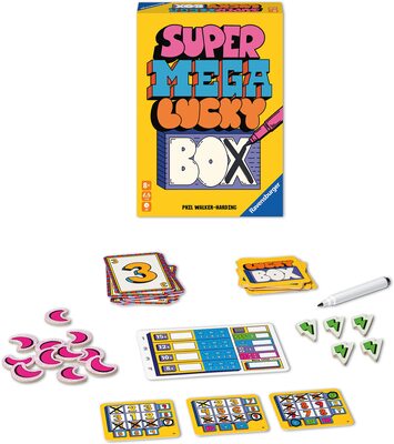 All details for the board game Super Mega Lucky Box and similar games