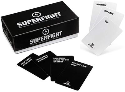 All details for the board game Superfight and similar games