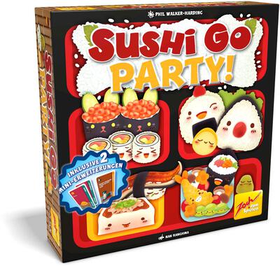 All details for the board game Sushi Go Party! and similar games