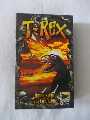 All details for the board game T-Rex and similar games