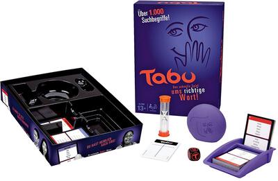 All details for the board game Taboo and similar games