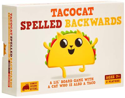 All details for the board game Tacocat Spelled Backwards and similar games