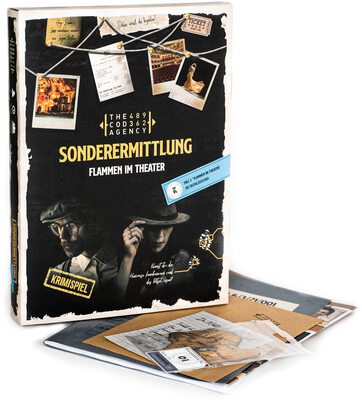 All details for the board game The Code Agency Sonderermittlung Krimispiel Fall 1: Flammen im Theater and similar games