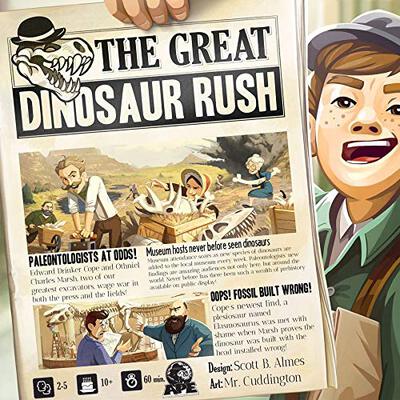 All details for the board game The Great Dinosaur Rush and similar games