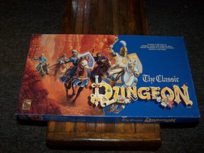 All details for the board game The New Dungeon! and similar games