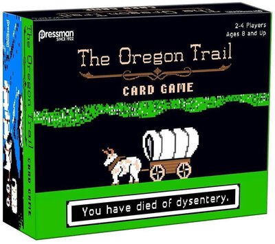 All details for the board game The Oregon Trail Card Game and similar games