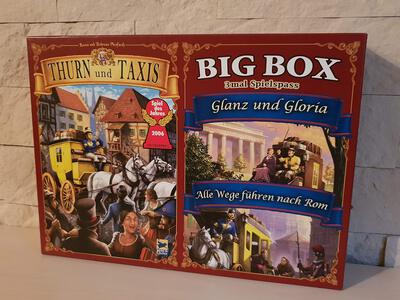 All details for the board game Thurn und Taxis Big Box and similar games