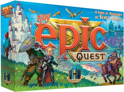 All details for the board game Tiny Epic Quest and similar games