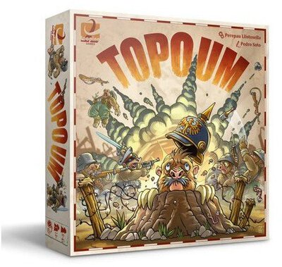 All details for the board game Topoum and similar games