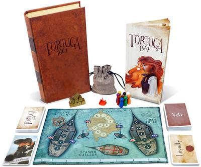 All details for the board game Tortuga 1667 and similar games