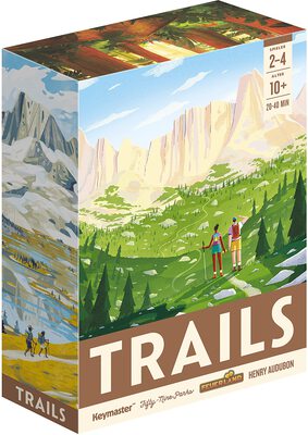 All details for the board game Trails and similar games