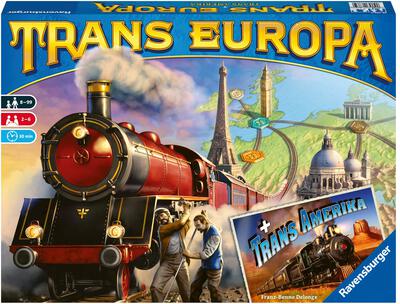 All details for the board game Trans Europa and similar games