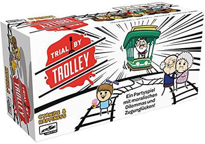 All details for the board game Trial by Trolley and similar games
