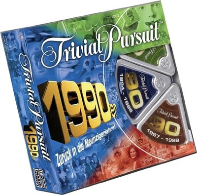 All details for the board game Trivial Pursuit: The 90s and similar games