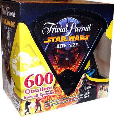 All details for the board game Trivial Pursuit: Star Wars – Bite Size and similar games