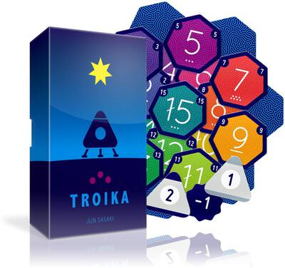 All details for the board game Troika and similar games