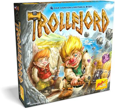 All details for the board game Trollfjord and similar games