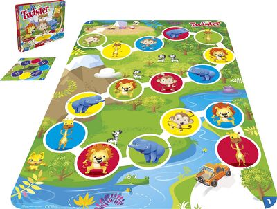All details for the board game Twister Junior and similar games