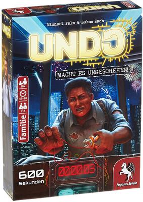 All details for the board game UNDO: 600 Seconds and similar games
