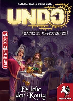 All details for the board game UNDO: Long Live the King and similar games