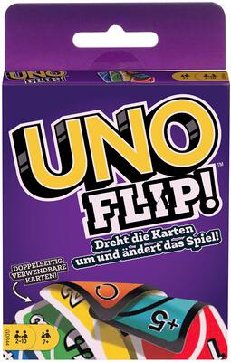 All details for the board game UNO Flip! and similar games