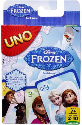 All details for the board game UNO: Frozen and similar games