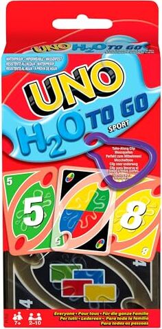 All details for the board game UNO H2O and similar games