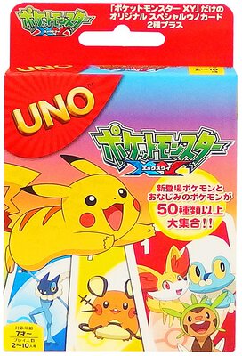 All details for the board game UNO: Pokémon and similar games