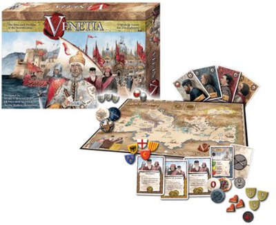 All details for the board game Venetia and similar games
