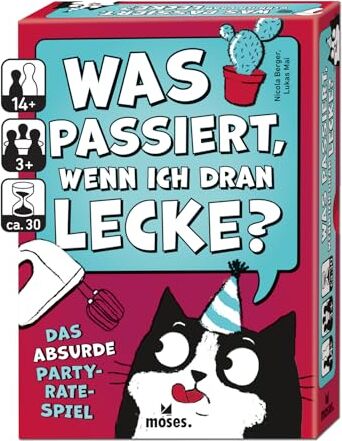 All details for the board game Was passiert, wenn ich dran lecke? and similar games