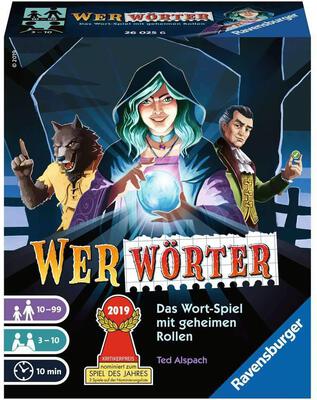 All details for the board game Werewords and similar games