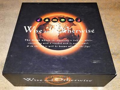 All details for the board game Wise and Otherwise and similar games