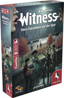 All details for the board game Witness: On the Trail of the Chameleon and similar games
