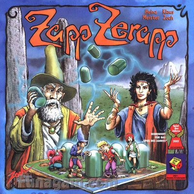 All details for the board game Zapp Zerapp and similar games